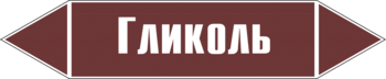 Маркировка трубопровода "гликоль" (пленка, 252х52 мм) - Маркировка трубопроводов - Маркировки трубопроводов "ЖИДКОСТЬ" - Магазин охраны труда ohranatruda-shop.ru