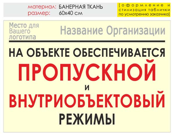 Информационный щит "режим" (банер, 60х40 см) t17 - Охрана труда на строительных площадках - Информационные щиты - Магазин охраны труда ohranatruda-shop.ru
